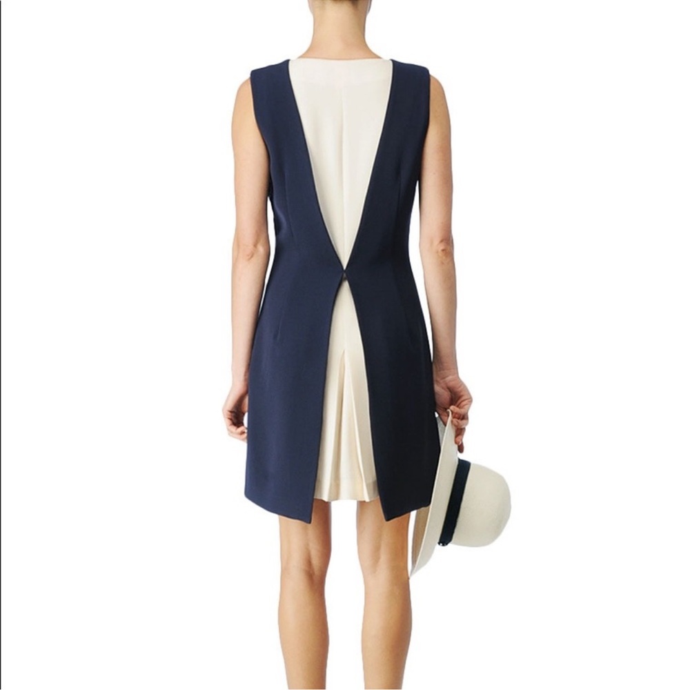 Rag and Bone Navy and Beige Dress